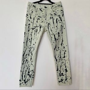 Rag & Bone Boyfriend Paint Splatter Jeans size 27